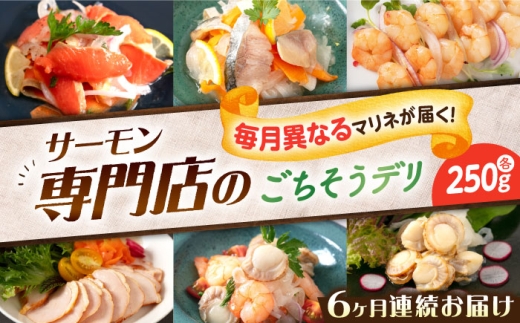 【全6回定期便】毎月異なる種類が届く♪マリネ250g 滋賀県長浜市/株式会社中村屋 [AQAJ094]