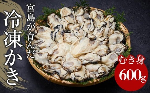 【加熱用】宮島が育んだ冷凍かき（むき身）600g 2307971 - 広島県廿日市市