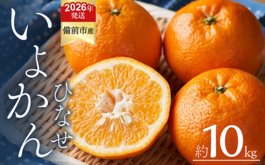 ひなせ いよかん 約10kg（2026年2月頃発送）【果物 フルーツ みかん ミカン ひなせ 伊予柑】 2319018 - 岡山県備前市