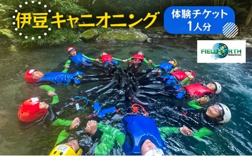 伊豆キャニオニング 体験チケット 1人分 伊豆ブルーキャニオン レジャースポーツ 体験 ウォーターアクティビティ スポーツ 静岡県 河津町 [№5227-0563]