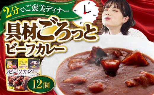 San felice ビーフカレー×12パック 愛媛県大洲市/一般社団法人キタ・マネジメント(大洲まちの駅あさもや)ビーフカレー 常温 洋食 簡単調理 煮込み料理 備蓄食材 [AGCP823]