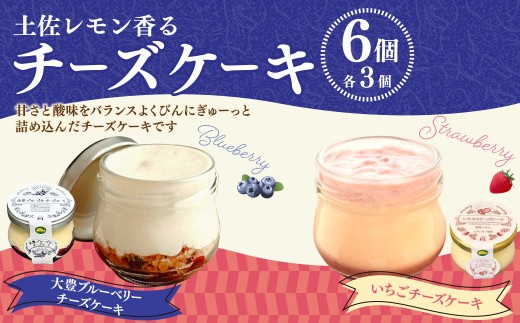 土佐レモン香る 【チーズケーキ2種セット】 （計6個） チーズケーキ ケーキ チーズ レモン 檸檬 グルメ デザート セット 詰め合わせ ギフト お取り寄せ お祝い 人気 おすすめ 冷凍