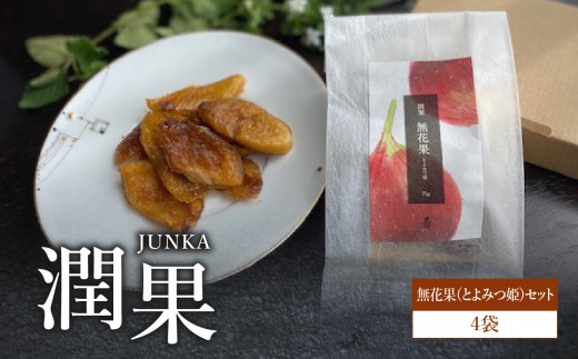 ドライフルーツ 潤果（無花果・とよみつ姫）セット ドライフルーツ いちじく ブランド果実 着色料不使用 保存料不使用 甘味 おやつ お茶菓子 おつまみ 福岡県 八女市