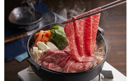 やまぐち和牛燦 すき焼き食べ比べセット(ももスライス400g、肩ローススライス400g) 肉 牛肉 和牛 黒毛和牛 やまぐち和牛燦 すき焼き もも 肩ロース スライス グルメ F6L-968 2313588 - 山口県和木町