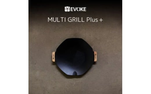 29-9_【EVOKE/イヴォーグ公式】 MULTIGRILL PLUS＋マルチグリドル 鉄板（ブラック）｜ マルチ グリドル マルチグリドルパン MultiGrill Plus＋ 取っ手 ケース マルチグリル キャンプ フライパン 鉄板 愛知県 岐阜県 名古屋 acct EVOKE 2149465 - 愛知県犬山市