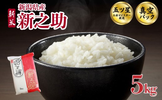 新之助 5kg 令和7年産 真空パック 新米 五つ星お米マイスター 新潟県産 新発田産 備蓄 非常 防災 長期保存 アウトドア ごはん ご飯 お米 米 こめ 新潟県 新発田市 三糧 sanryo008_01 1918081 - 新潟県新発田市