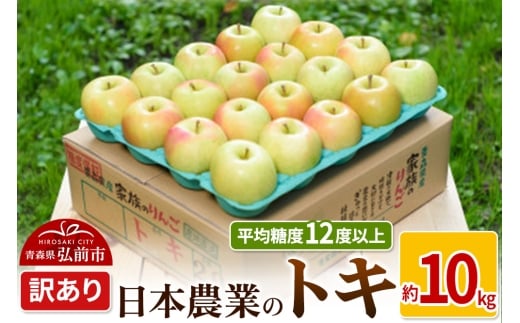 りんご 平均糖度12度以上！ トキ 約10kg 訳あり【先行受付】 青森 果物 フルーツ 林檎 リンゴ くだもの 不揃い 規格外 予約 685728 - 青森県弘前市