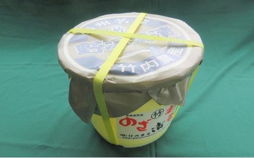 【信州名産】本場モノ直送！野沢菜タル詰め ( 浅漬 6キロ ) 樽 旨味 さっぱり