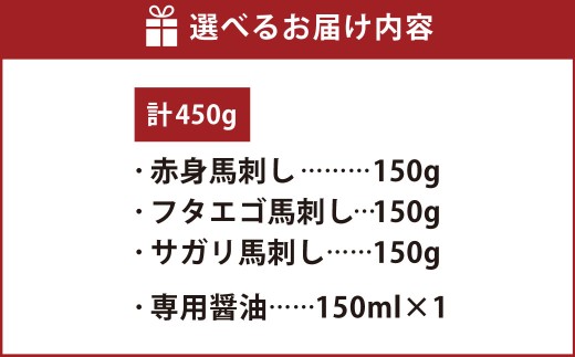 【桜屋】馬刺し 3種セット