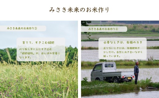 コシヒカリ 5kg～10kg 有機的栽培 |無農薬 農薬不使用 化学肥料不使用 精米 お米 米 こめ コメ みさき未来 南相馬市