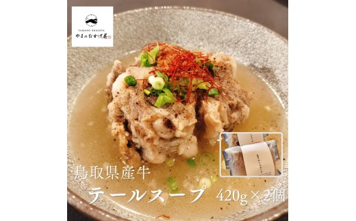 362K.◆鳥取県産牛◆テールスープ420g×2袋