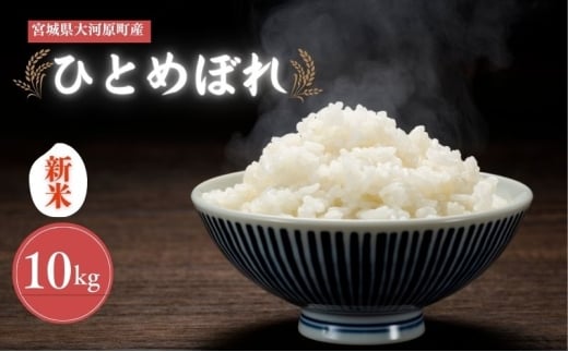 令和7年産 宮城県大河原町産 ひとめぼれ 10kg 米 お米 精米 白米 令和7年 宮城県産