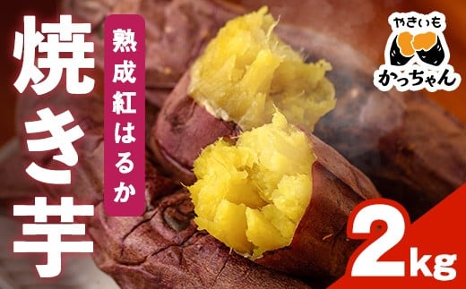 ＜先行予約受付中！2025年12月上旬から順次発送予定＞焼き芋 熟成紅はるか(2kg) 焼き芋 やきいも さつまいも サツマイモ 紅はるか 芋 おやつ 個包装【117300200】【やきいもかっちゃん】 2260764 - 大分県宇佐市