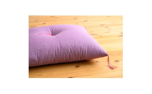 紬ローズパープル小座布団45cm×45cm　1枚【1633320】