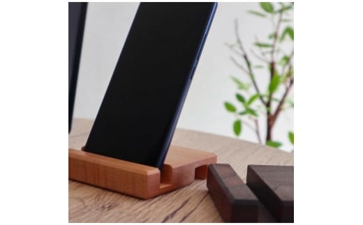 銘木スマホスタンド 2種セット