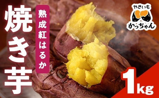 ＜先行予約受付中！2025年12月上旬から順次発送予定＞焼き芋 熟成紅はるか(1kg) 焼き芋 やきいも さつまいも サツマイモ 紅はるか 芋 おやつ 個包装【117300100】【やきいもかっちゃん】 2260763 - 大分県宇佐市