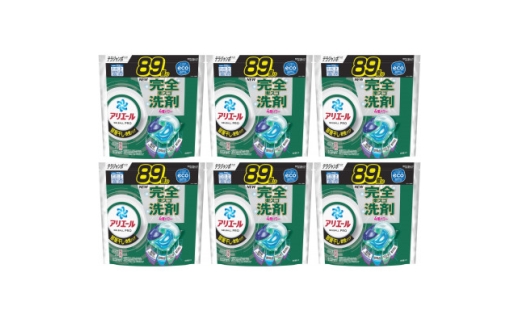 P&G アリエールジェルボールプロ 部屋干し用 つめかえ テラジャンボサイズ(89個入り)×6個【1669238】