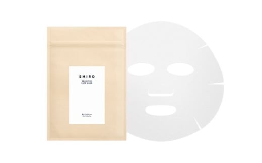【SHIRO】ラワンぶきフェイスマスク（14枚入り）　《足寄町》 整肌 センシティブ [BEAX008]