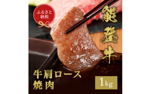 ＜和牛セレブ＞能登牛 牛肩ロース 焼肉 1kg【1621112】 2315973 - 石川県白山市