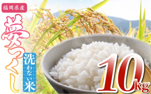 令和7年産 夢つくし 無洗米 10kg [M896-1] ごはん コメ ご飯 精米 白米 ブランド米
