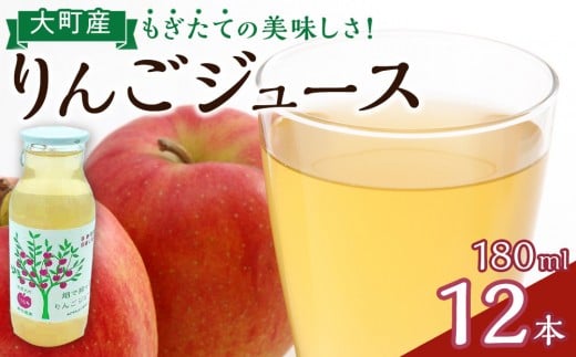 りんごジュースセット12本×180ml　大町産 