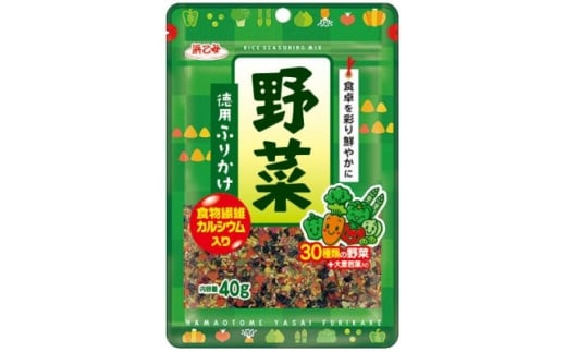 浜乙女 徳用ふりかけ 野菜 40g (10個セット)【1629570】