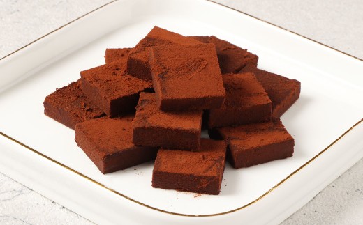 【4回定期便】 《冷凍》 北海道生チョコレート （ブラック） 5箱×4回 合計20箱