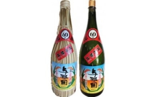 【E013】 与那国　花酒 ６０度２升半２本セット 2010574 - 沖縄県与那国町
