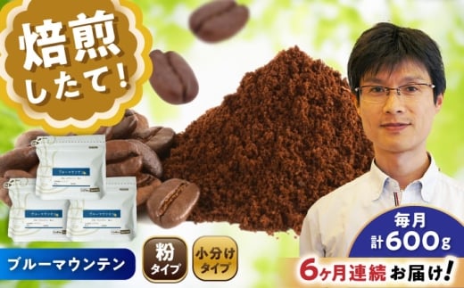 【全6回定期便】ブルーマウンテンNo.1 コーヒー粉 200g×3個 (粉/中挽き) / 珈琲 コーヒー 粉 / 瀬戸市 / Ｃｏｆｆｅｅ　ＳＡＫＵＲＡ [BBAB092]