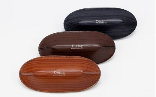 【ブラウン】Dialogメガネケース