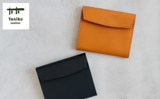 tanikoオリジナル セカンド財布 選べるカラー5色 《厚真町》【Taniko leather】 [AXAP016mlt]