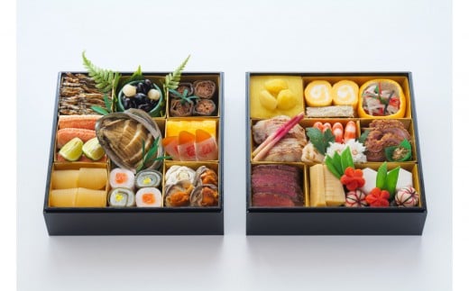 「料亭　八勝館」おせち料理　二重詰