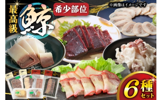 鯨肉 最高級鯨6種 食べ比べセット [平戸口吉善商店 長崎県 平戸市 hr42bgy390077] 刺身 刺し身 お刺身 クジラ くじら クジラ肉 鯨刺身 赤身 スライス 湯引き 珍味 2327960 - 長崎県平戸市