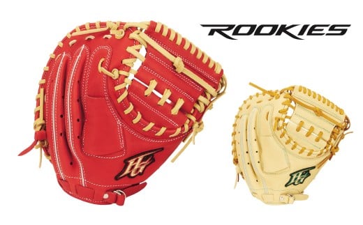 【選べるカラー】 ハイゴールド 少年軟式用 キャッチャーミット 捕手用 右投げ ROOKIES RKG-111M RKG121M ／ ミット 野球 スポーツ 軟式 右利き 子供用 野球用品 スポーツ用品 プレゼント 贈答