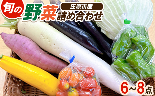 道の駅たかのスタッフ厳選!庄原市産「旬」の野菜詰め合わせ　6～8点【1639412】 2181935 - 広島県庄原市
