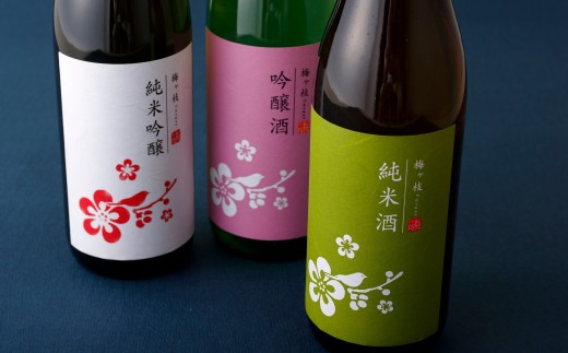 《定期便》純米吟醸･吟醸･純米酒華やか＆やや辛口日本酒3本【12回お届け】