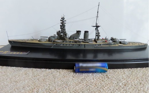 プロプラモデラーが作る！ 一点物 日本海軍 戦艦 「長門」 1927年 1／700 （完成品） アオシマベースプラモデル