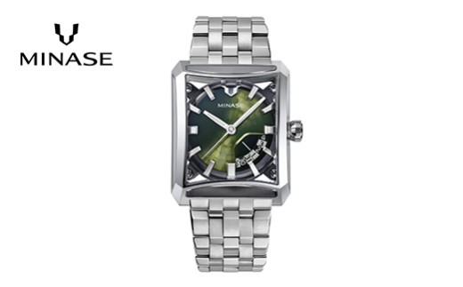 MINASE時計 SEVEN WINDOWS ブレスレットタイプ（VM15-M01YGR-SSB） MINASE 日本製 時計 腕時計 メンズ 高額 人気 ランキング【協和精工株式会社】[F11941]