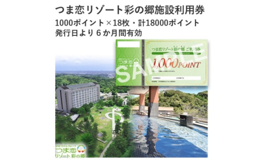 つま恋リゾート彩の郷施設利用券 18000ポイント【1676016】