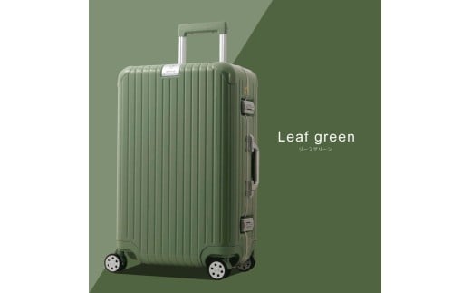 G585 DL-2823スーツケースMリーフグリーン キャリーケース キャリーバッグ カバン バッグ キャリー かばん 2371377 - 長崎県佐世保市