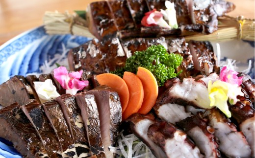 藁焼き三種盛りと農園バーニャカウダソース2個セット【刺身 海鮮 魚  鰆 藁焼き 岡山県 倉敷市 おすすめ 人気】 567210 - 岡山県倉敷市