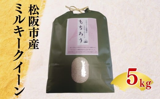 松阪産ミルキークイーン（令和7年度産）5ｋｇ【002197】