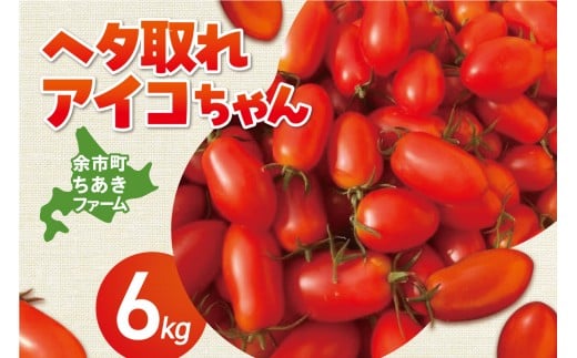 【順次発送中！】ヘタ取れトマトアイコちゃん 6Kg