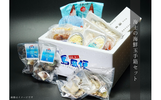 [海士の海鮮玉手箱セット]詰め合わせ 岩牡蠣 白いか さざえ 刺身 惣菜