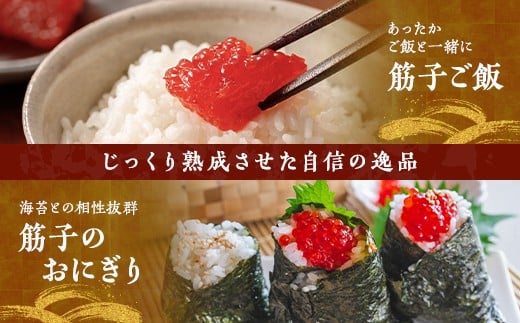 北海道標津町のふるさと納税 特選　すじ子　500g いくら イクラ 筋子 北海道 人気 おすすめ 鮭 魚卵 天然_塩漬け 冷凍 鮭 鮭卵 国産 本場 北海道産 すじこ【1565547】