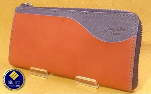 Vague　L字タイプ長財布　(ルージュ)