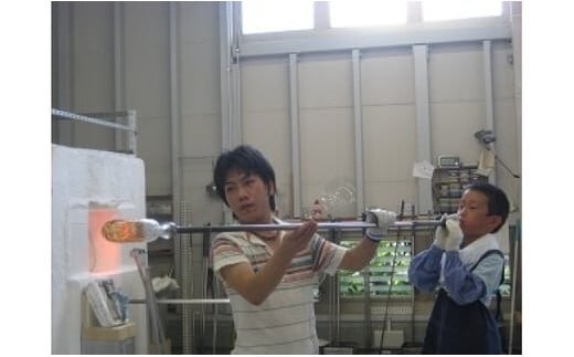 吹きガラス体験「ペアグラスづくり」チケット