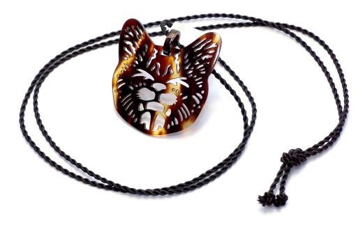 【べっ甲】あくび猫ペンダント ／ アクセサリー ペンダント 猫 ネコ ねこ べっこう 鼈甲 1754489 - 長崎県長崎市