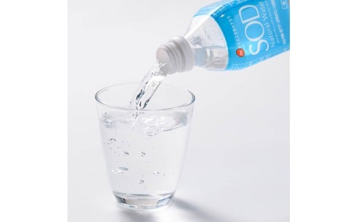 ナチュラル ウォーター SOD 500ml (計288本) 定期 国産 軟水 水 お水 ミネラル ドリンク 飲料 ペットボトル 防災 備蓄 アウトドア 常温 【opbz008】【さいき本舗 城下堂】