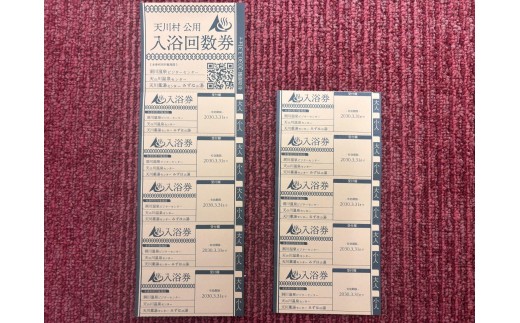 天川村日帰り入浴施設入浴券　10枚セット